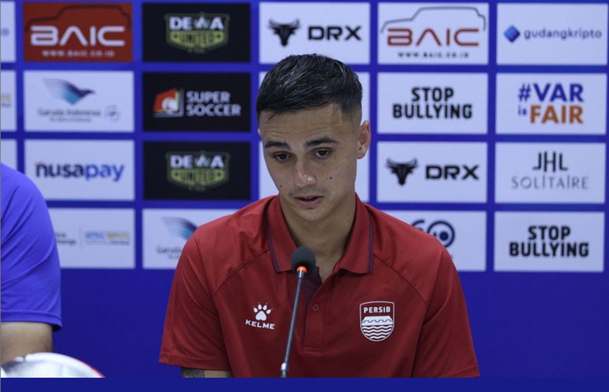 Persib Gagal Menang di Kandang Dewa United, Eliano Reijnders: Masih di Jalur yang Tepat