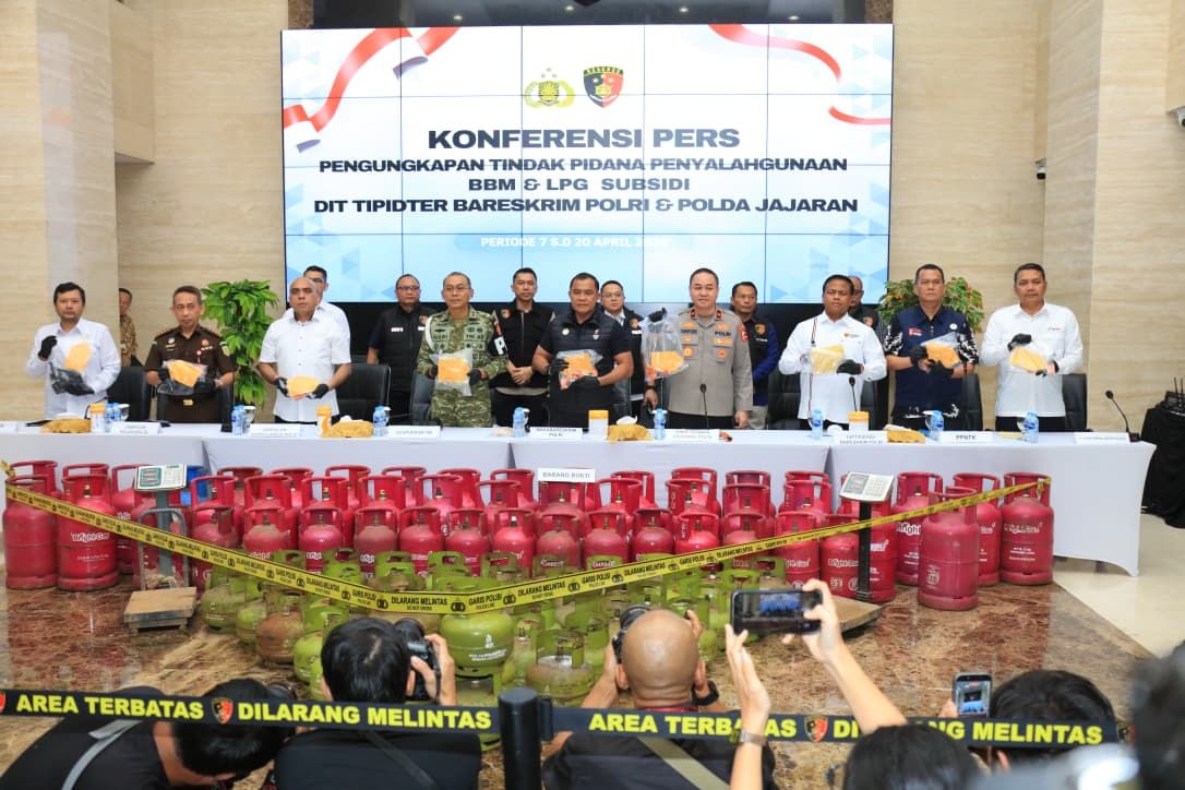 Selama 13 Hari, 330 Pelaku Penyalahgunaan BBM-Elpiji Subsidi Ditangkap Polisi