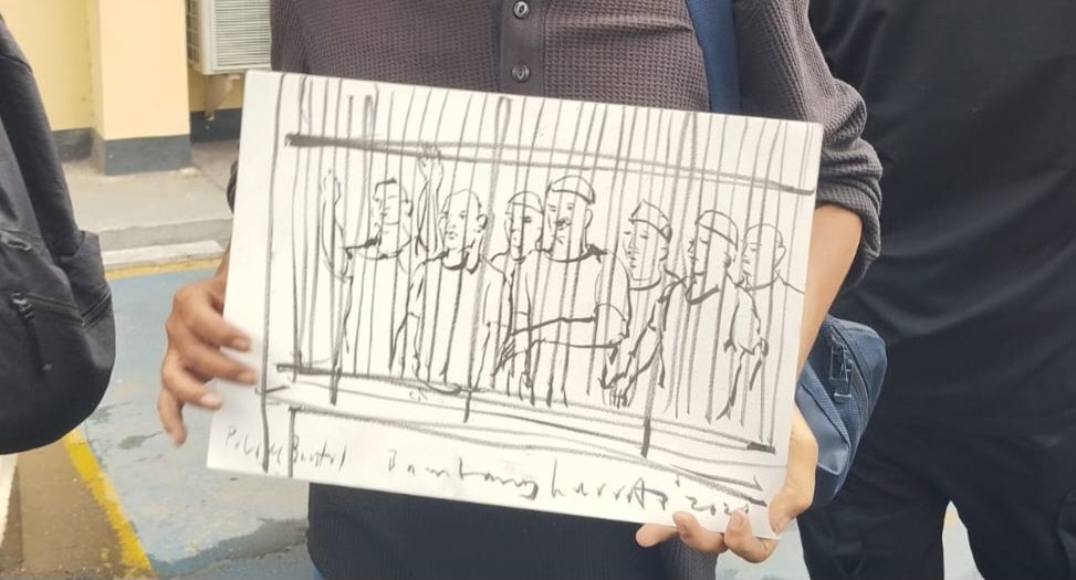 Asah Kemanusiaan dibalik Jeruji : Butet Kartaredjasa Ajak Para Seniman Sambangi Tahanan Polres Bantul, Melukis On The Spot Hingga Bagikan MBG