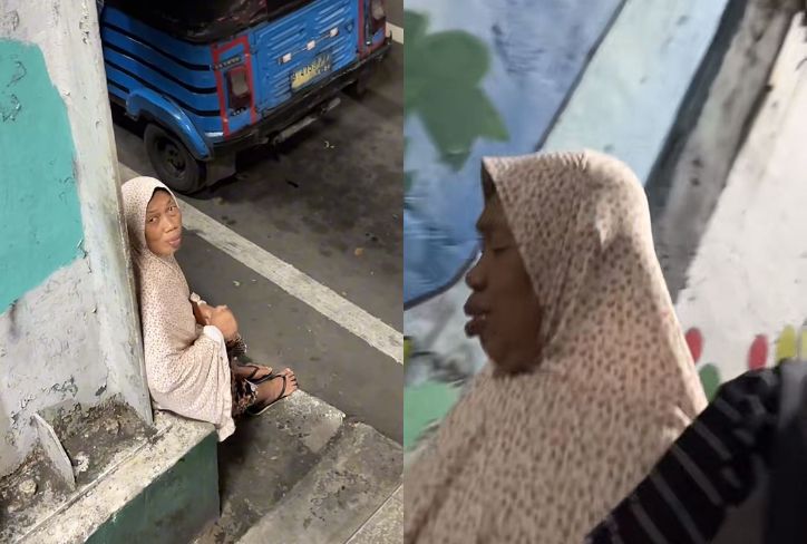 Momen Seorang Ibu Jemput Anak Pulang Kerja Malam Hari di Halte, Bikin Warganet Ikut Haru