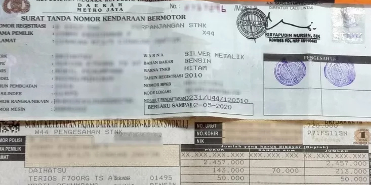 Panduan Hitung Pajak Kendaraan Provinsi Riau: Rincian Biaya STNK, TNKB, dan Admin