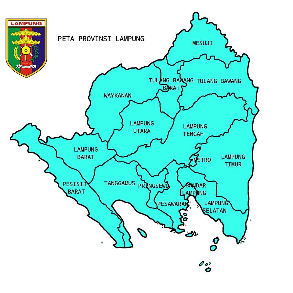 Daftar Lengkap Kabupaten dan Kota di Provinsi Lampung Beserta Ibu Kotanya