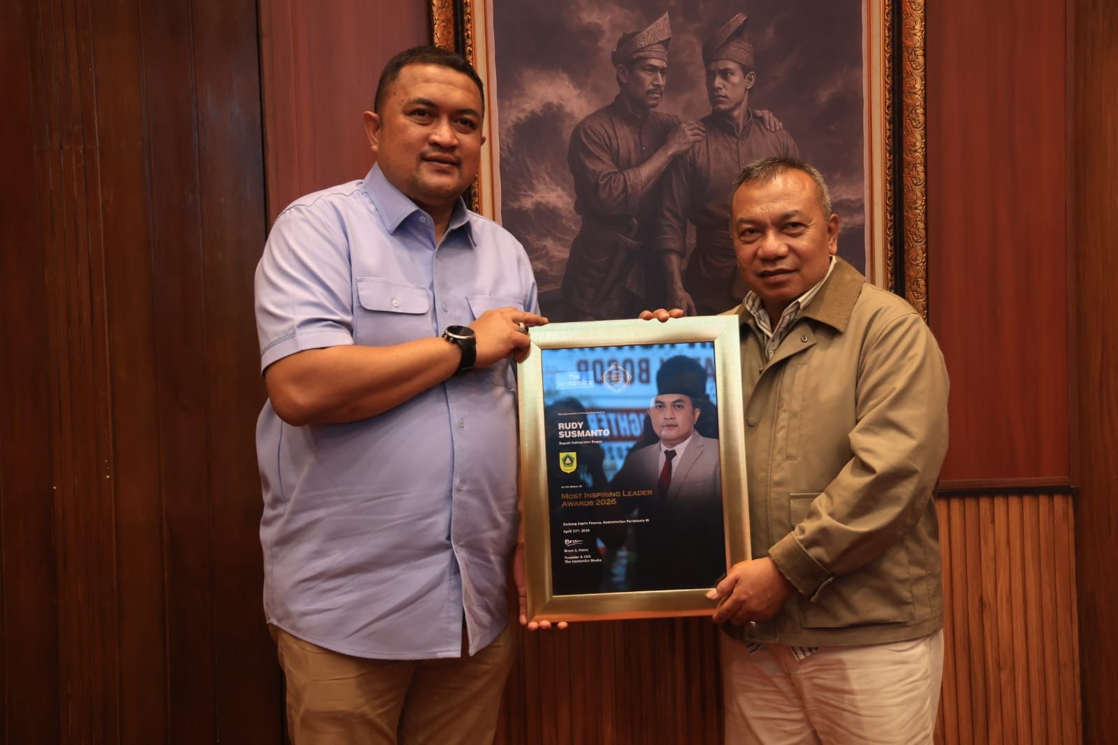 Pemkab Bogor Raih Penghargaan Most Inspiring Leader Awards 2026