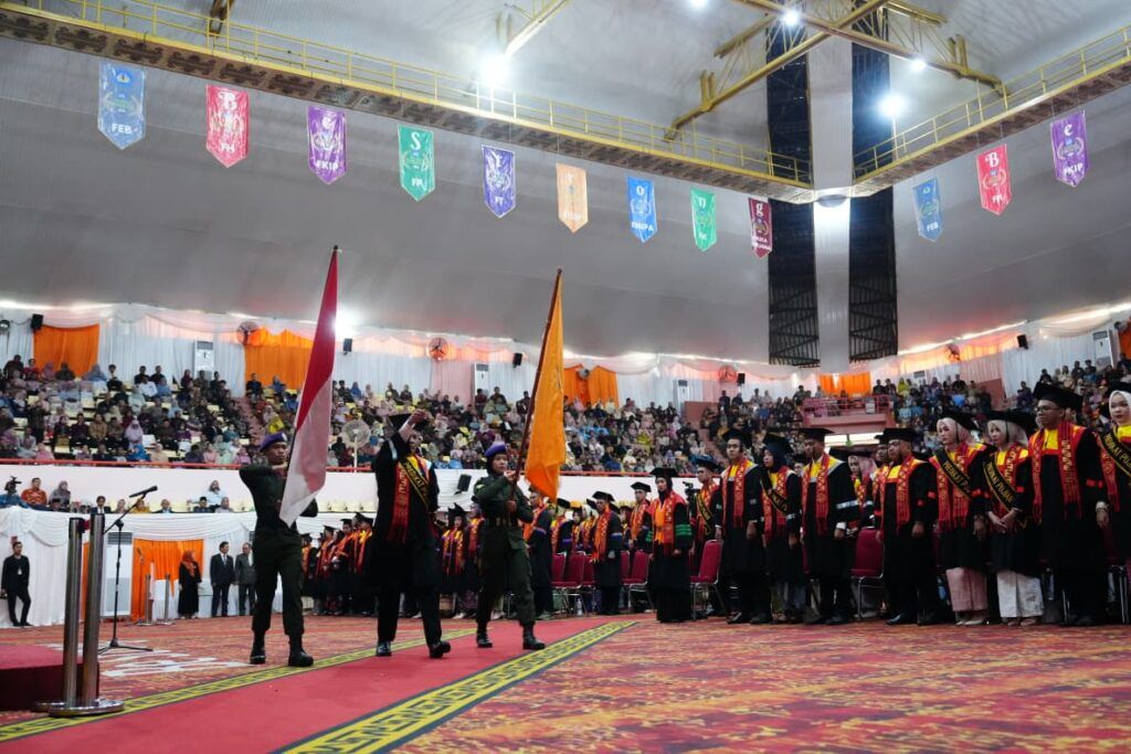 Wisuda Unila Periode V: 674 Lulusan, Termasuk Mahasiswa dari Thailand, Mesir, dan Palestina