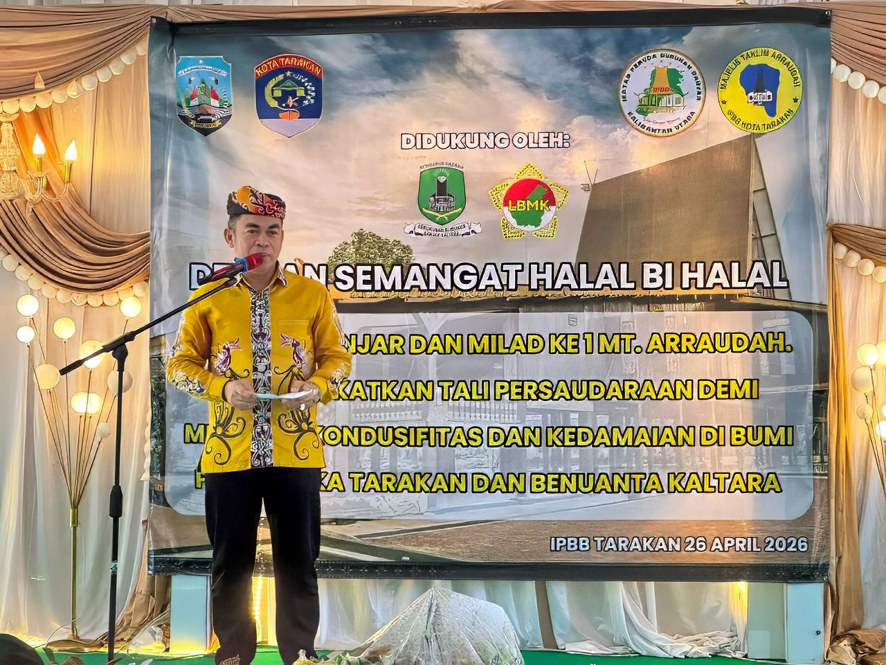 Milad Perdana, Majelis Taklim Arraudah IPBB Tarakan Dapat Dukungan Pemprov Kaltara