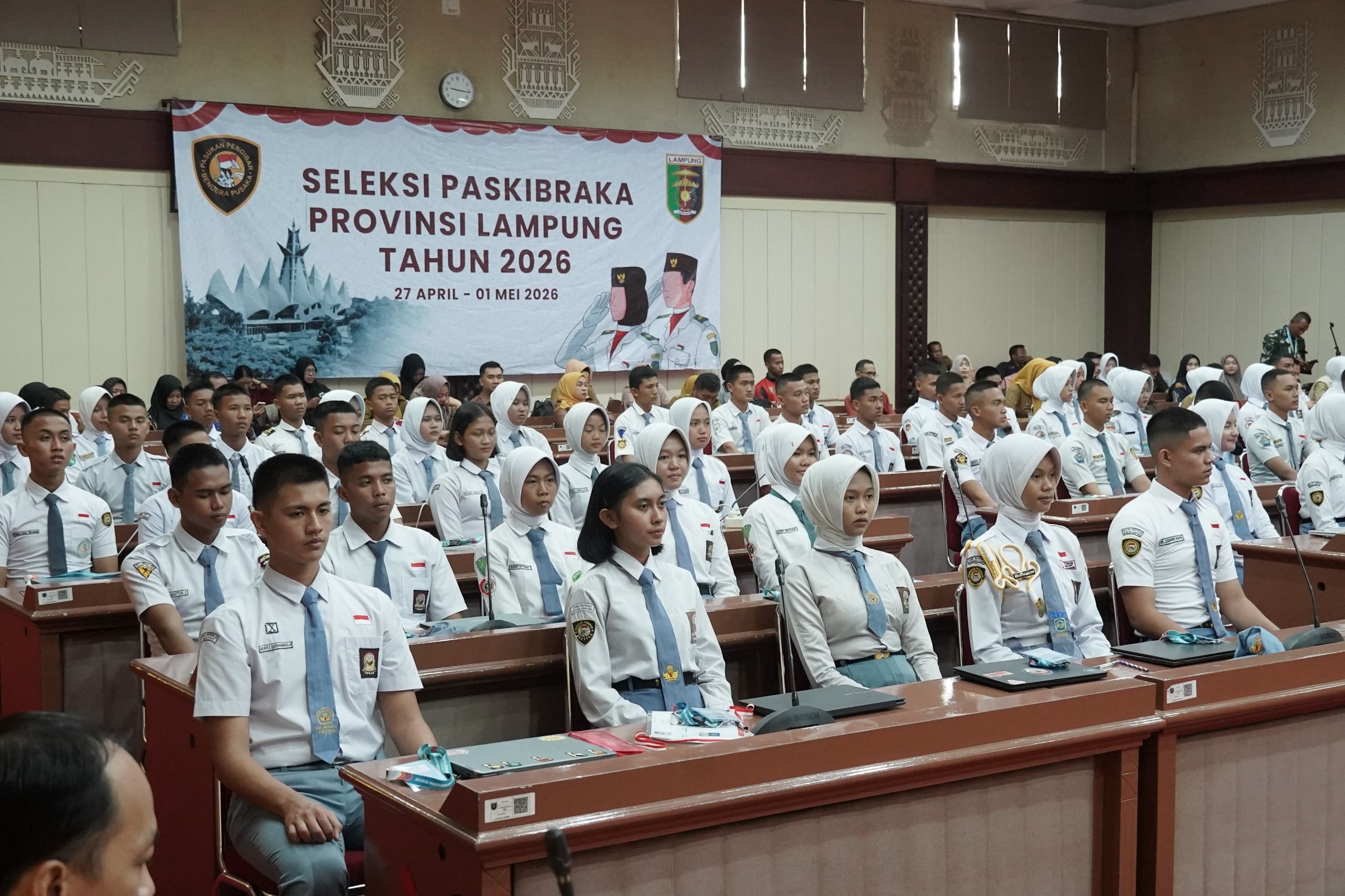 Seleksi Paskibraka 2026 di Lampung Mulai Digelar, 90 Peserta Mendaftar