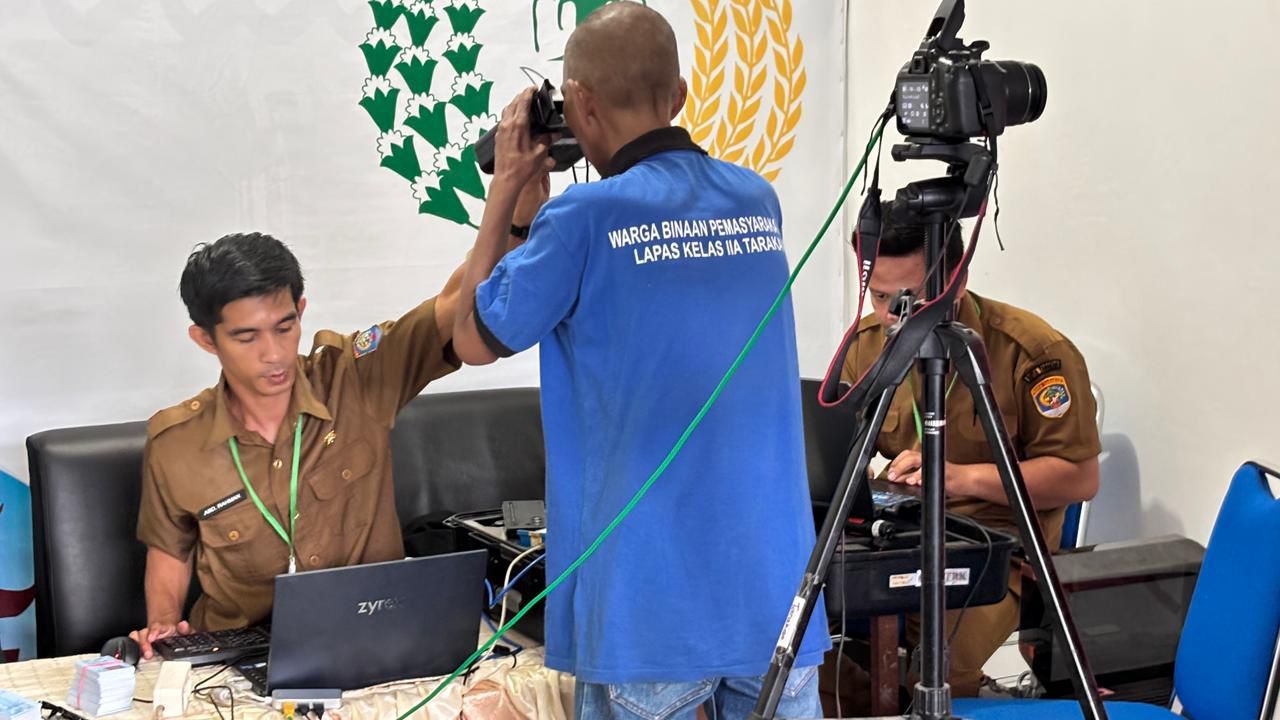 Dari Balik Jeruji, WBP Lapas Tarakan Kini Punya Identitas Resmi