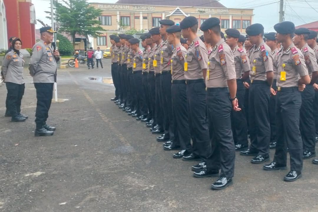Wakapolres Bone Tekankan Disiplin ke Siswa Latja, Bekal Jadi Polisi Profesional