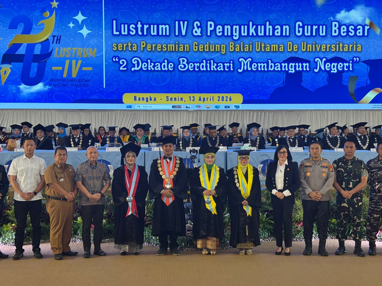 Ketua DPRD Babel Hadiri Dies Natalis ke-20 UBB, Tegaskan Komitmen Dukung Pendidikan