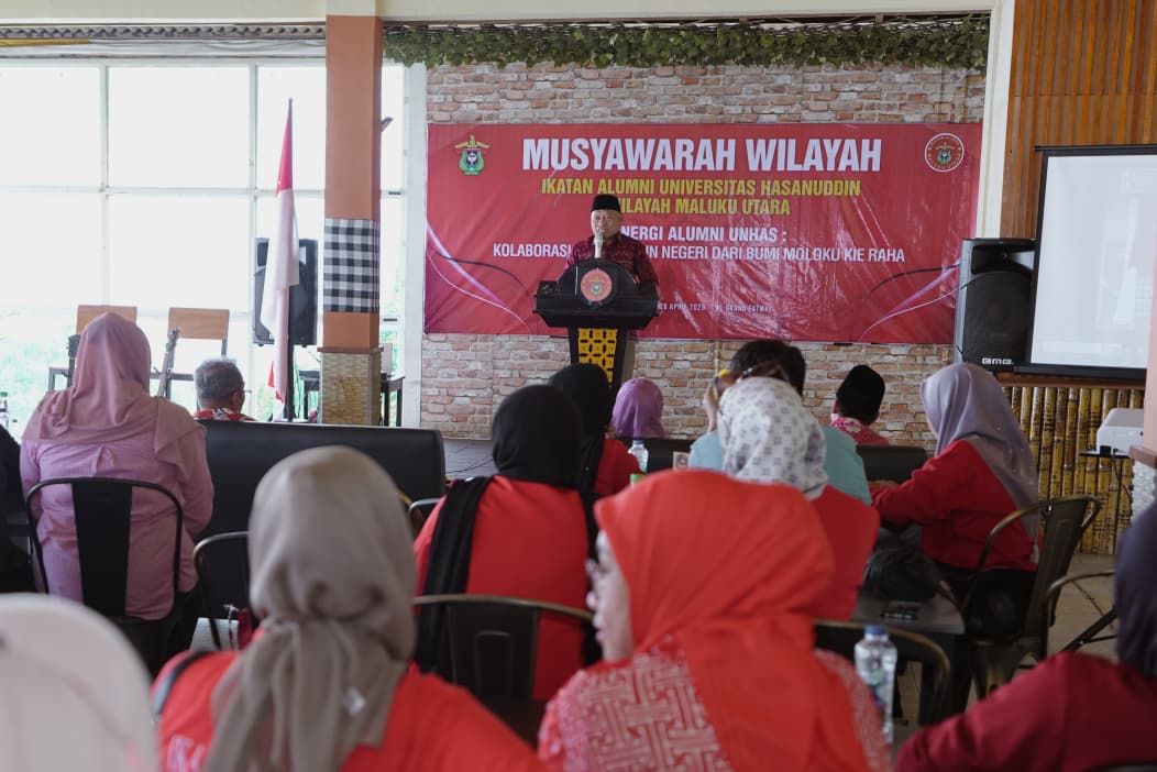 Wagub Buka Muswil IKA Unhas, Dorong Peran Intelektual Bangun Malut