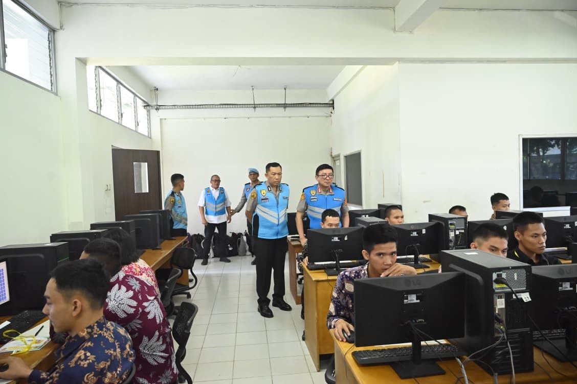 Wakapolda Jambi Brigjen Pol. B. Ali Tinjau Langsung Tahapan Tes Psikologi Seleksi Bintara Polri 2026