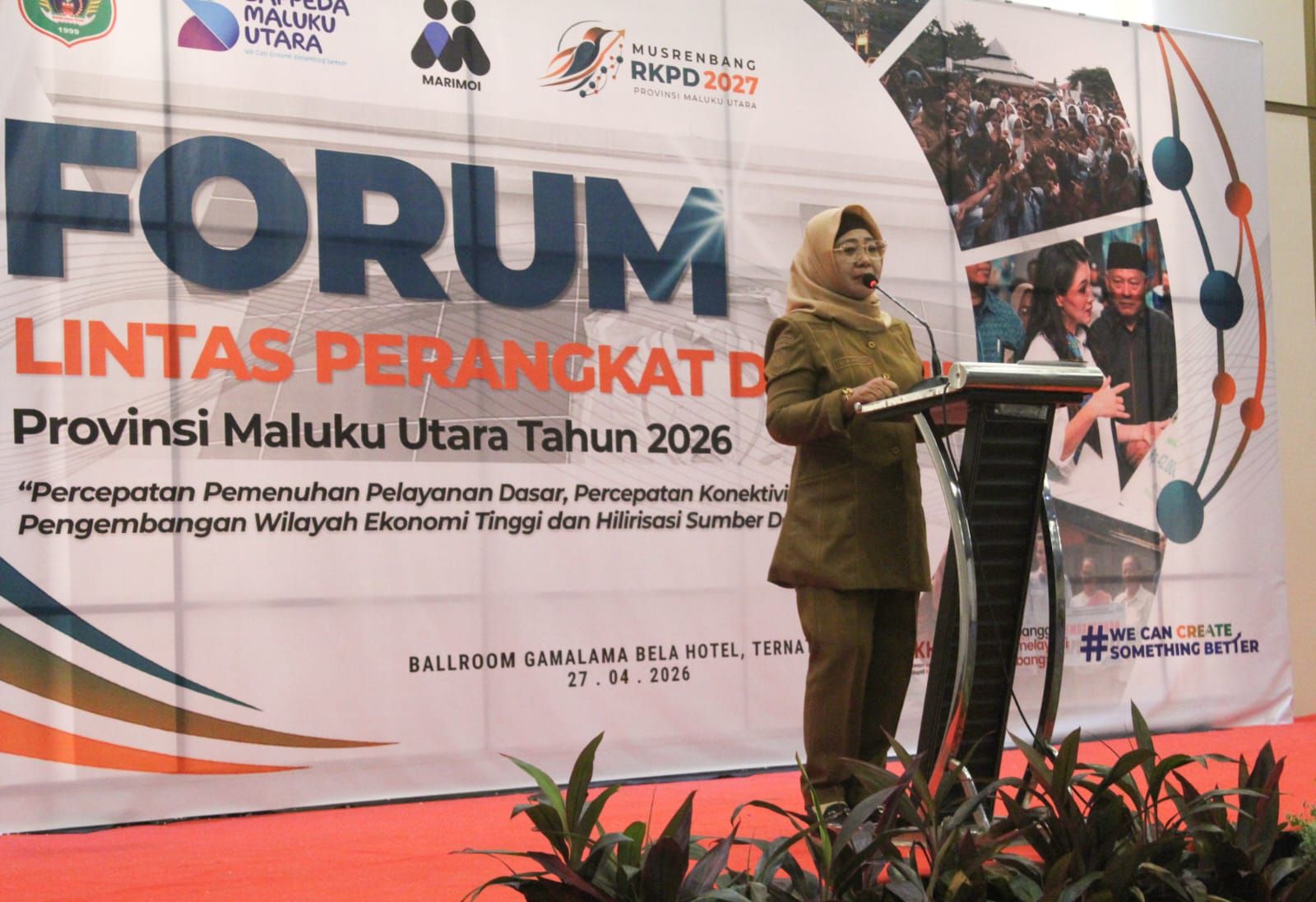 Forum Lintas OPD 2026 Sinkronkan Prioritas Pembangunan Malut 2027