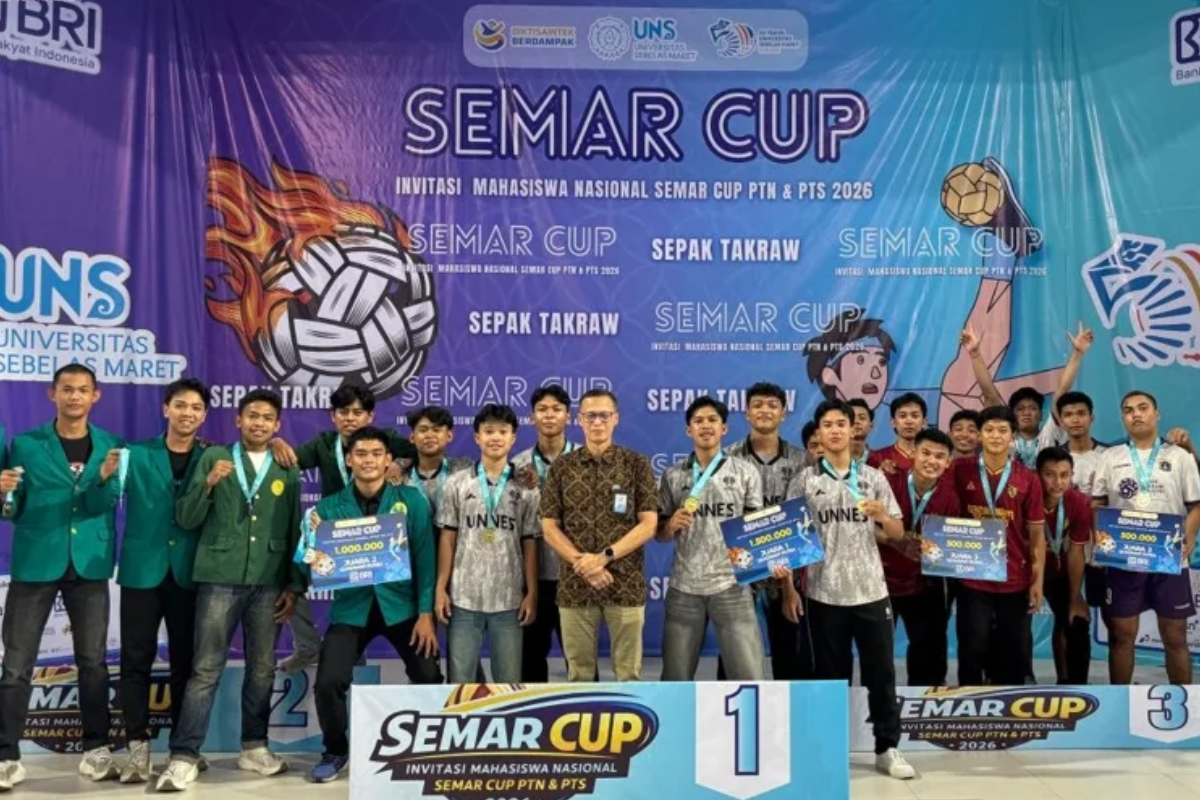 Rayakan Dies Natalis dengan Prestasi Olahraga, UNS Sukses Gelar Turnamen Takraw Nasional Semar Cup 2026