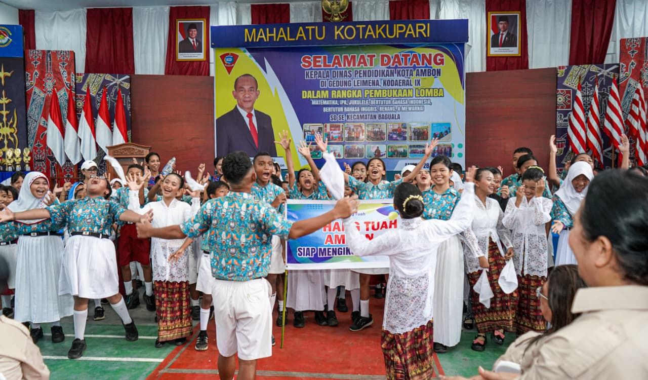 Kodaeral dan Yayasan Hang Tuah Fasilitasi Lomba Sesama SD di Baguala Ambon