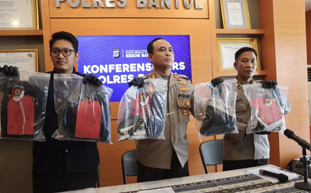 Polisi Ringkus 7 Tersangka Pengeroyokan Maut Pelajar di Bantul, Terancam Hukuman Mati