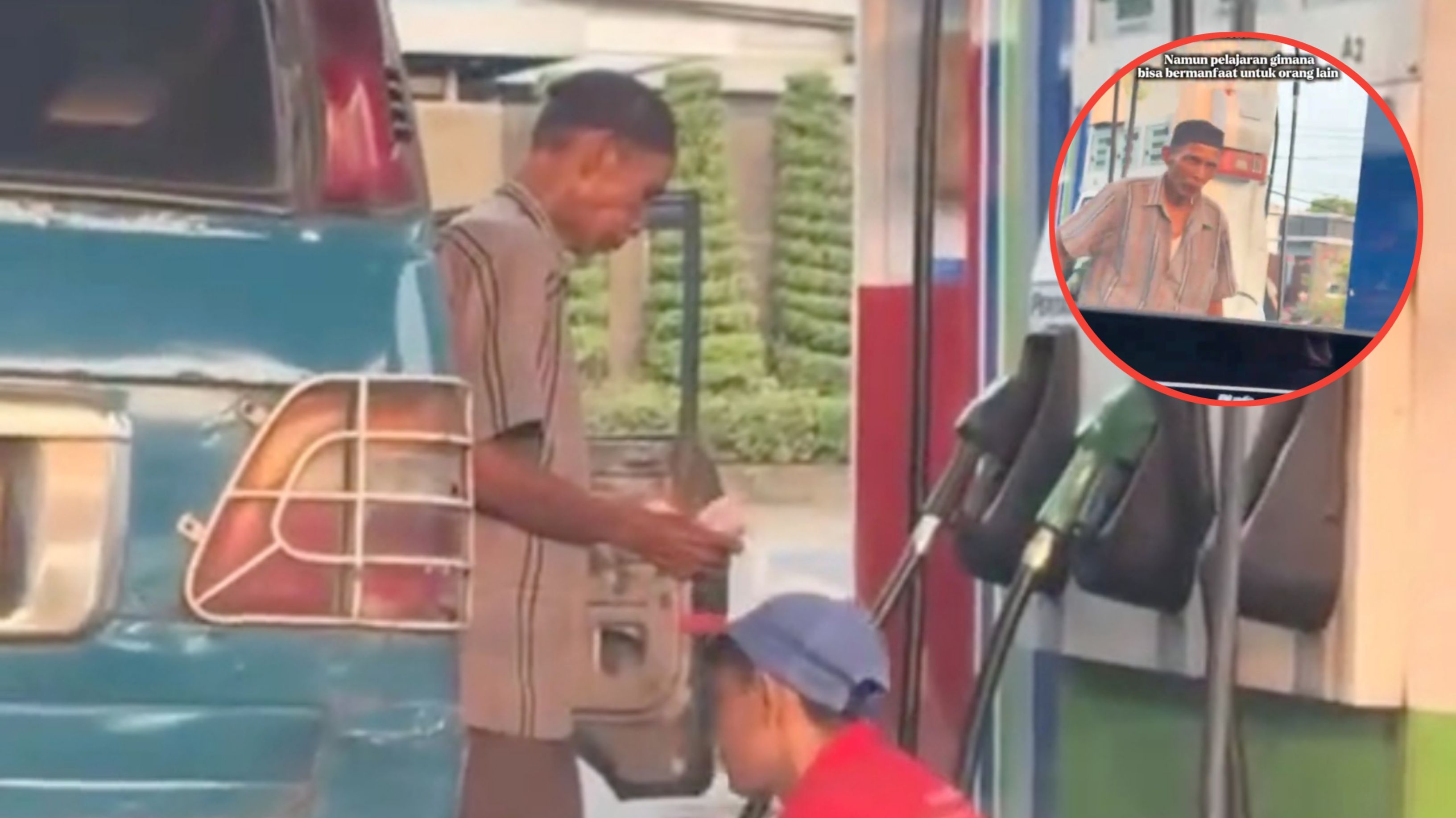 Sopir Angkot Ini Dapat Rezeki Tak Terduga, Ditraktir Isi Bensin Sampai Full
