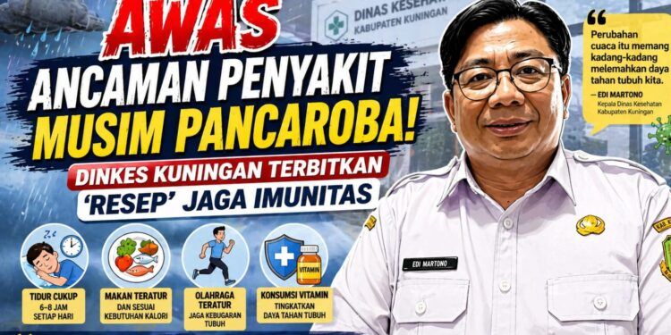 Cuaca Ekstrem Pancaroba, Dinkes Kuningan Imbau Warga Jaga Daya Tahan Tubuh