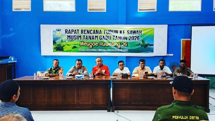 Hadapi MT Gadu 2026, Blang Bintang Perkuat Persiapan Musim Tanam
