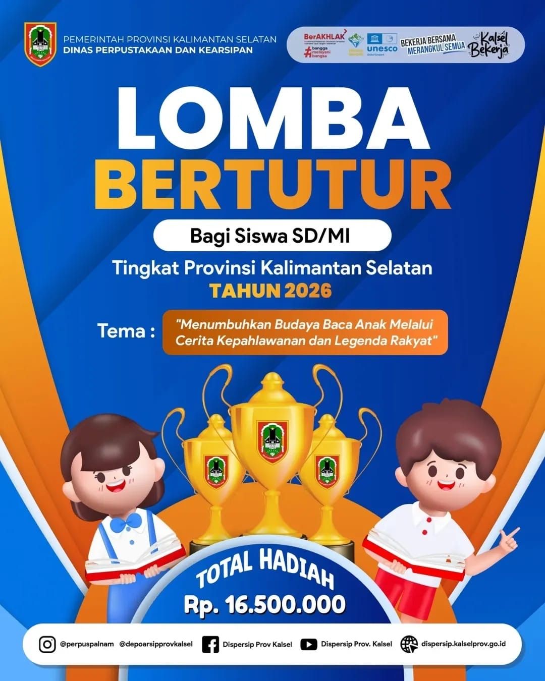 Mengasah Bakat dan Karakter: Lomba Bertutur SD MI 2026 Jadi Panggung Literasi Kreatif di Kalsel