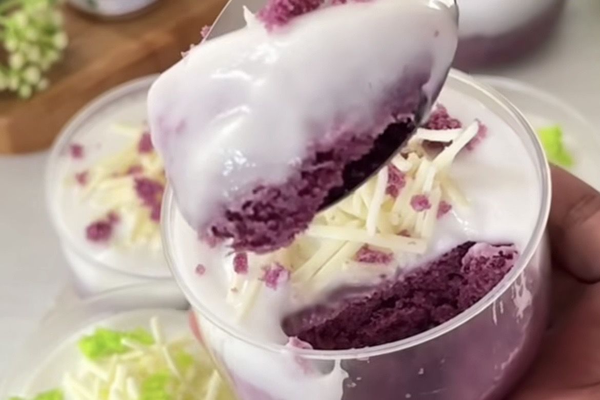 Anti Bantat! Resep Bolu Kukus Melon dan Talas dengan Saus Santan Lumer di Mulut