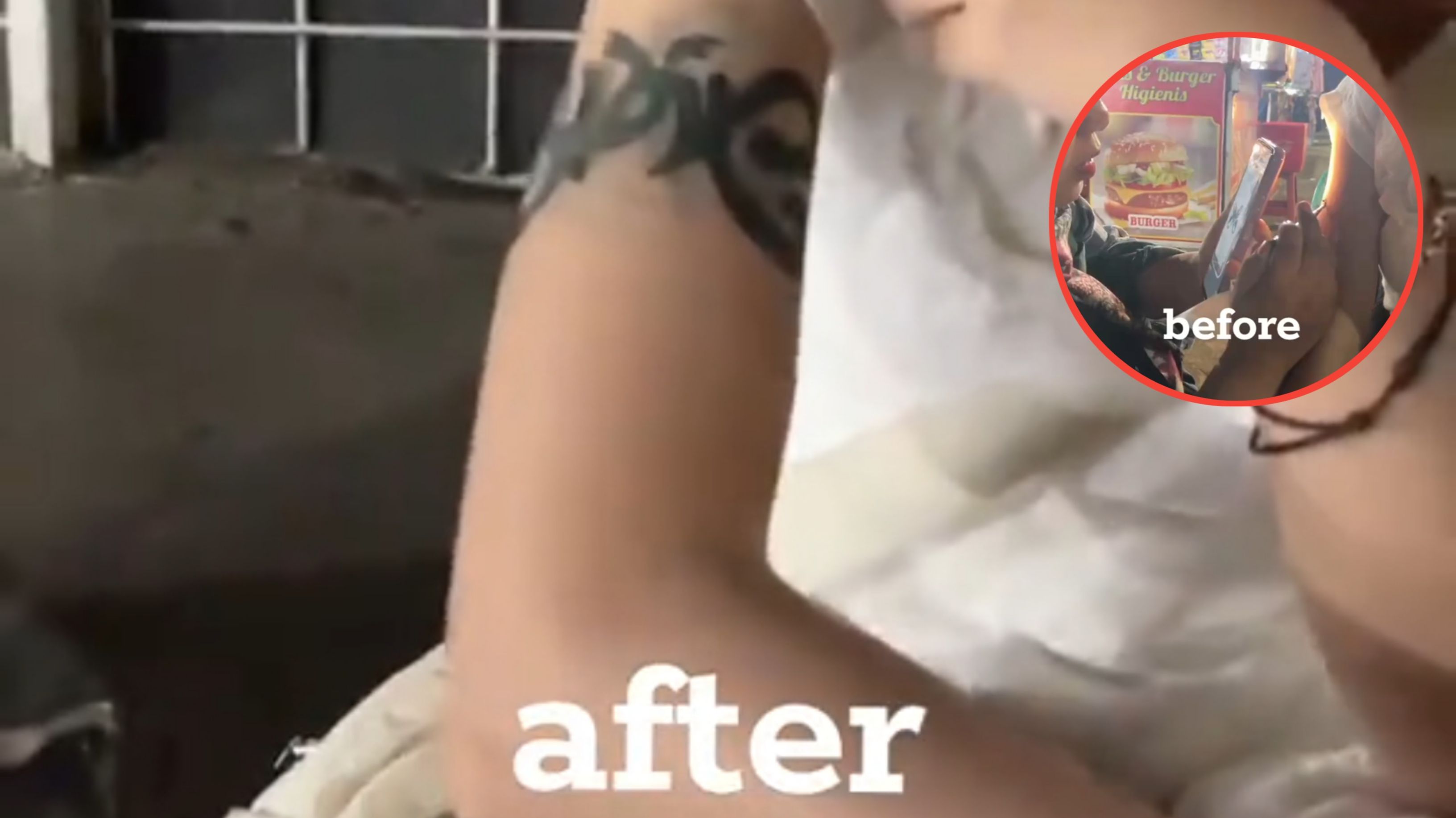 Bikin Tato Rp350 Ribu di Pasar Malam, Cewek Ini Nangis Sesenggukan Lihat Hasil Tak Sesuai Ekspektasi