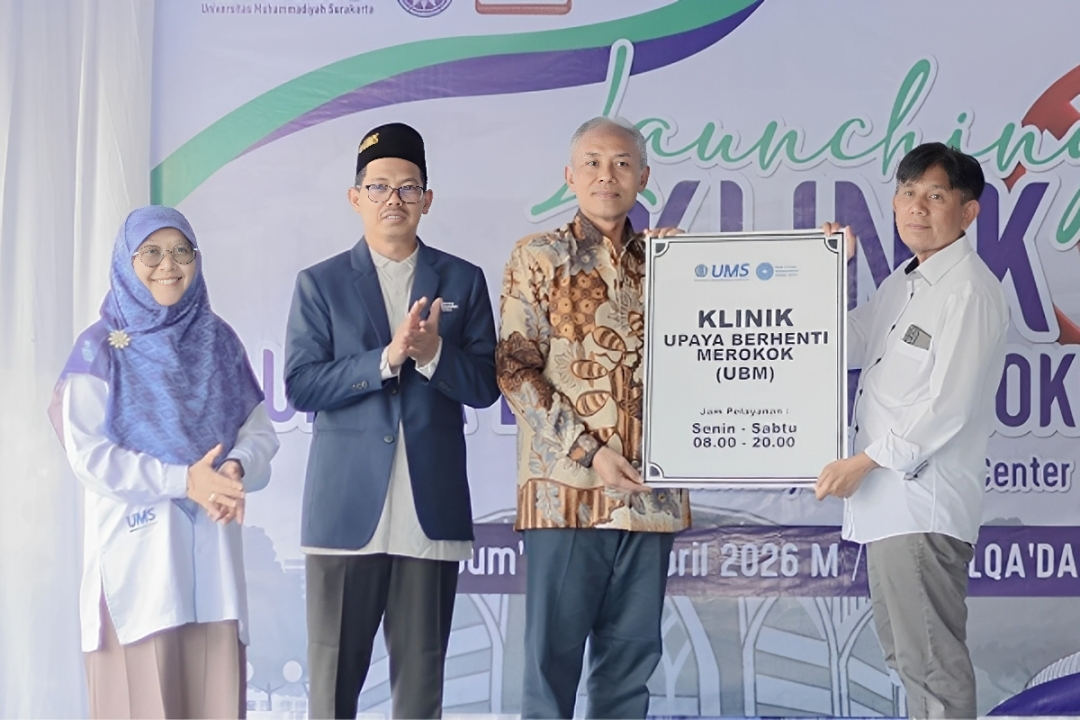 Kampus Makin Sehat! UMS Resmikan Klinik Berhenti Merokok