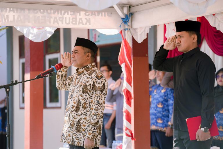 Wabup Halteng Pimpin Hardiknas di Weda Utara, Soroti Pendidikan Inklusif dan Berkualitas