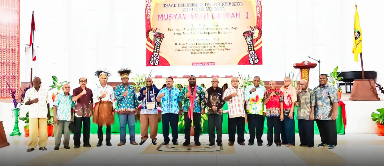 Musda I IKSR Kaimana Jadi Momentum Perkuat Persatuan Keluarga Besar Sorong Raya