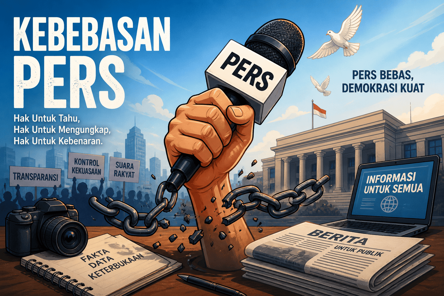 Apa Itu Kebebasan Pers? Ini Pengertian, Fungsi, Dan Contohnya Dalam Kehidupan Demokrasi