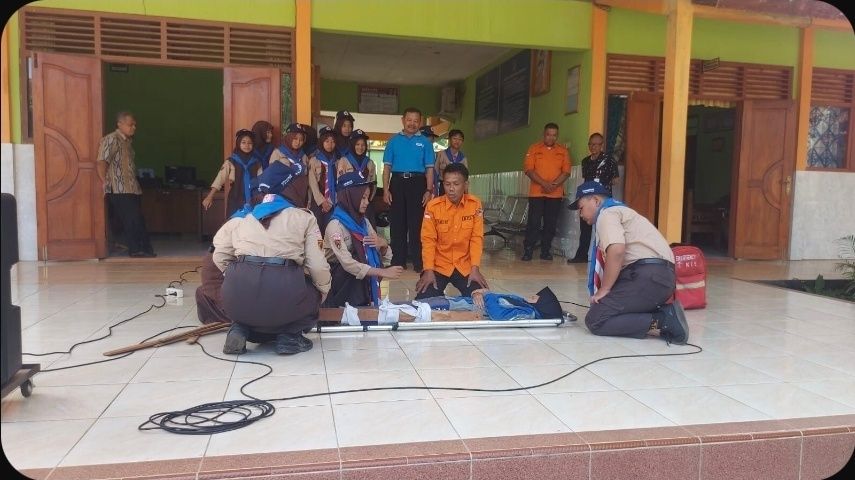 SMPN 2 Sidoharjo Diberi Bekal Tanggap Bencana Oleh BPBD Setempat