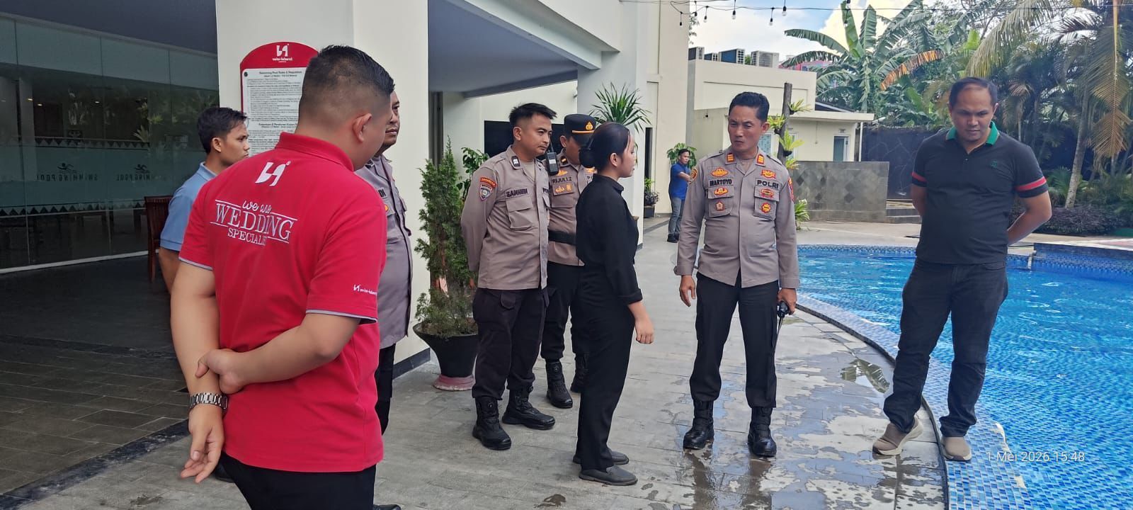 Balita 4 Tahun Meninggal Tenggelam di Kolam Renang Hotel di Bandar Lampung, Polisi Olah TKP