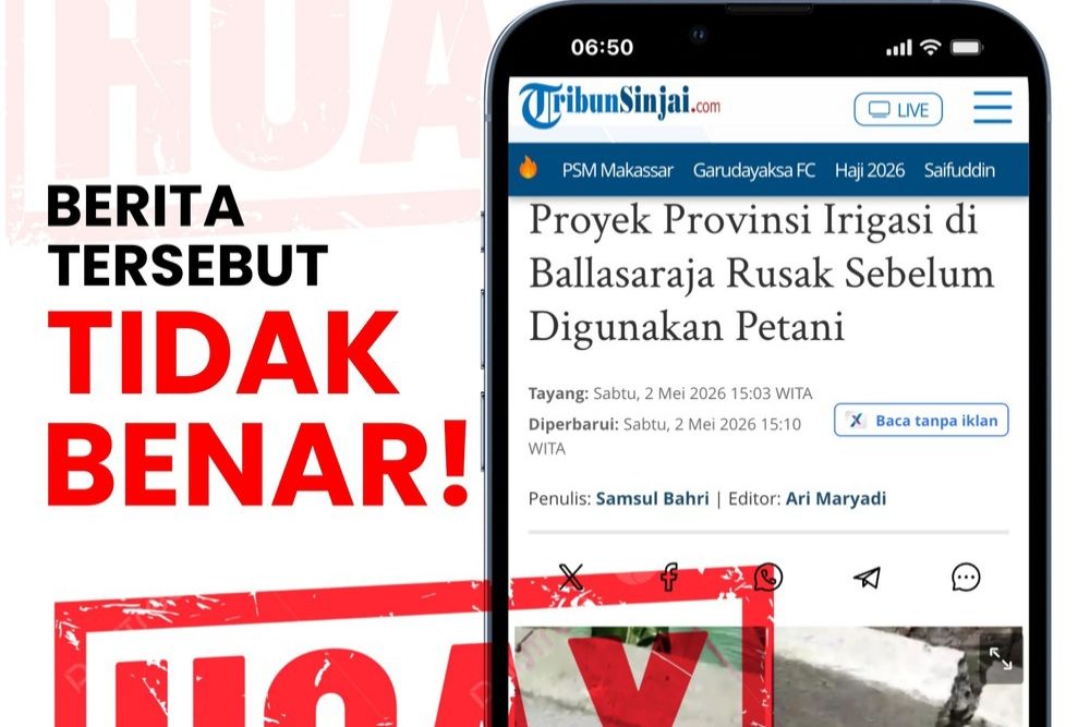 Pembangunan Irigasi di Bulukumba Bermasalah, Pemprov Sulsel Tegaskan Proyek Bukan Kewenangan Provinsi
