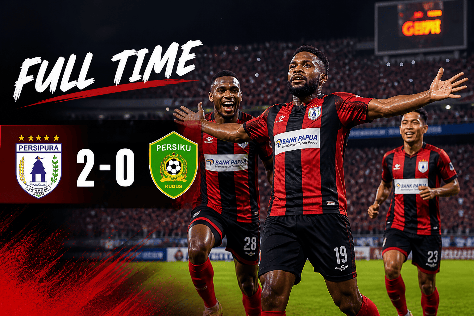 Kemenangan Meyakinkan Persipura Tak Cukup Antar Ke Liga 1