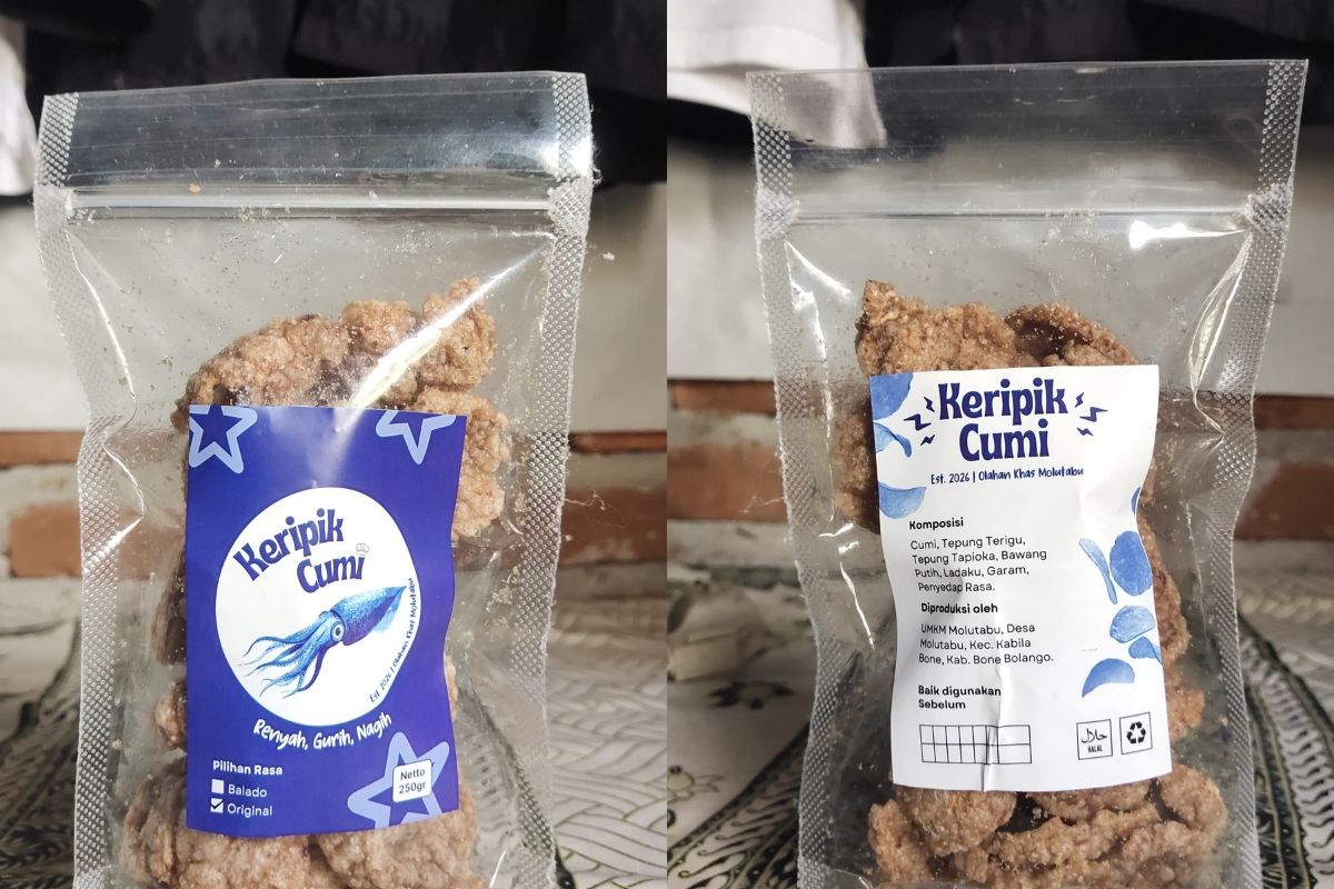 Mahasiswa KKN UNG Dorong Inovasi Keripik Cumi Jadi Produk Unggulan Desa Molutabu