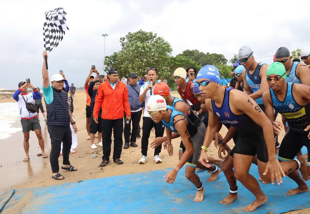 5 Atlet Muda FTI Kalsel Siap Berlaga di Kejurnas Triathlon Bangka Belitung 2026