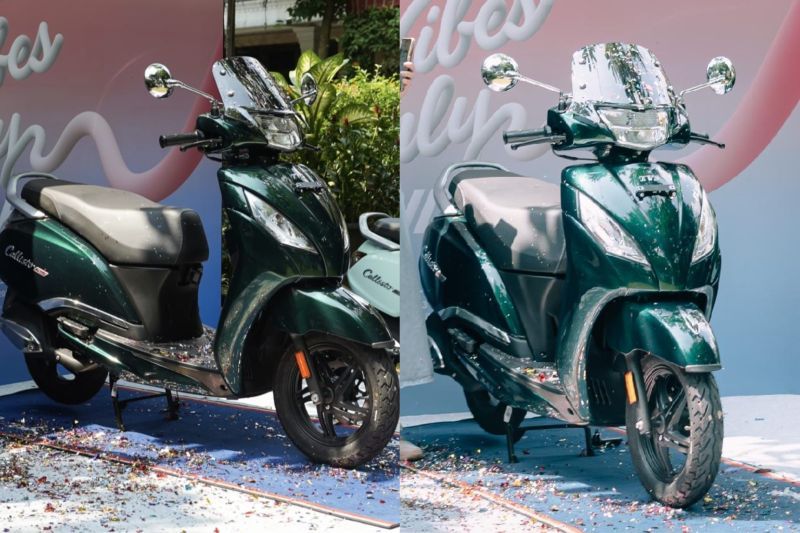TVS Callisto 125 Tampil Lebih Elegan Lewat Warna Baru Emerald Green, Berapa Harganya?