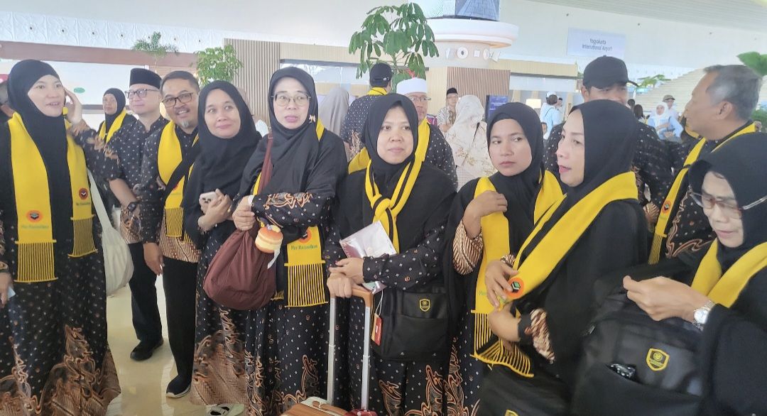 Tren Pendaftar Naik Drastis, 143 Jamaah Haji Khusus PT Nur Ramadhan Diberangkatkan dari YIA Hari Ini