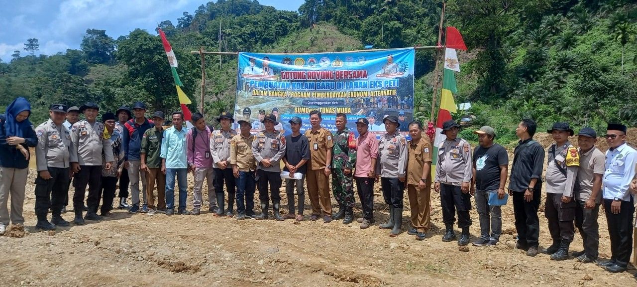 Ubah Lahan Gersang Jadi Peluang: Kapolsek Tabir Ulu Sulap Eks Tambang Jadi Lahan Produktif