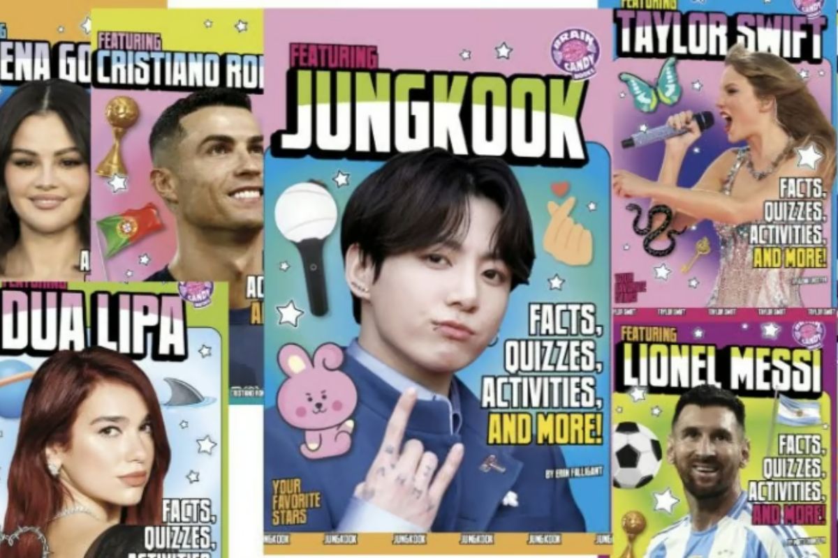 Jungkook BTS Jadi Penyanyi Korea Pertama di Buku Edukasi US Brain Candy Books