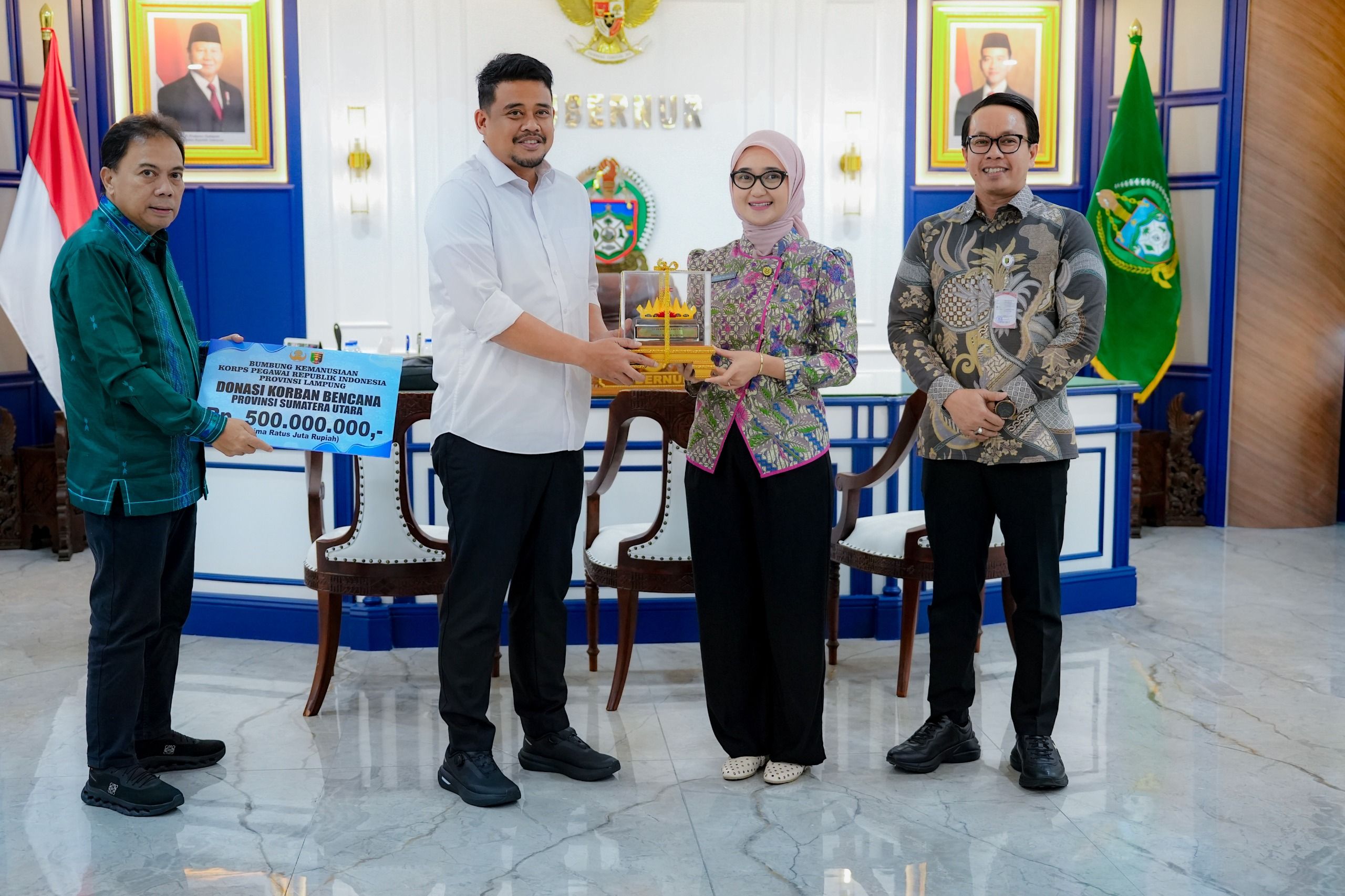 Peduli Bencana Sumut, Pemprov Lampung Salurkan Bantuan Rp500 Juta untuk Tapanuli Selatan
