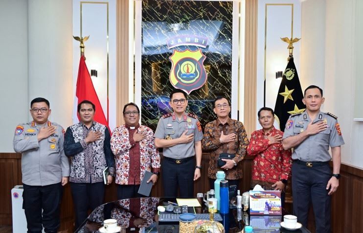 Bukan Sekadar Audiensi, Pertemuan Kapolda Jambi dan GPIB Jadi Momentum Pererat Persaudaraan