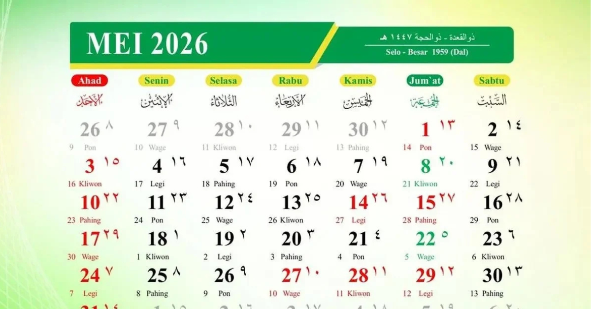 Tanggal 7 Mei 2026 Memperingati Hari Apa Saja? Ini Daftar Peristiwanya