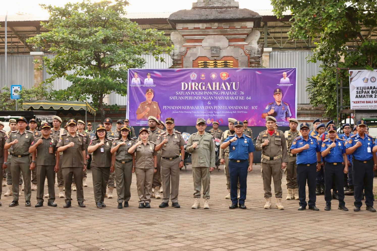 I Gusti Ngurah Jaya Negara Pimpin Peringatan HUT Satpol PP dan Damkar, Tekankan Stabilitas dan Perlindungan Masyarakat