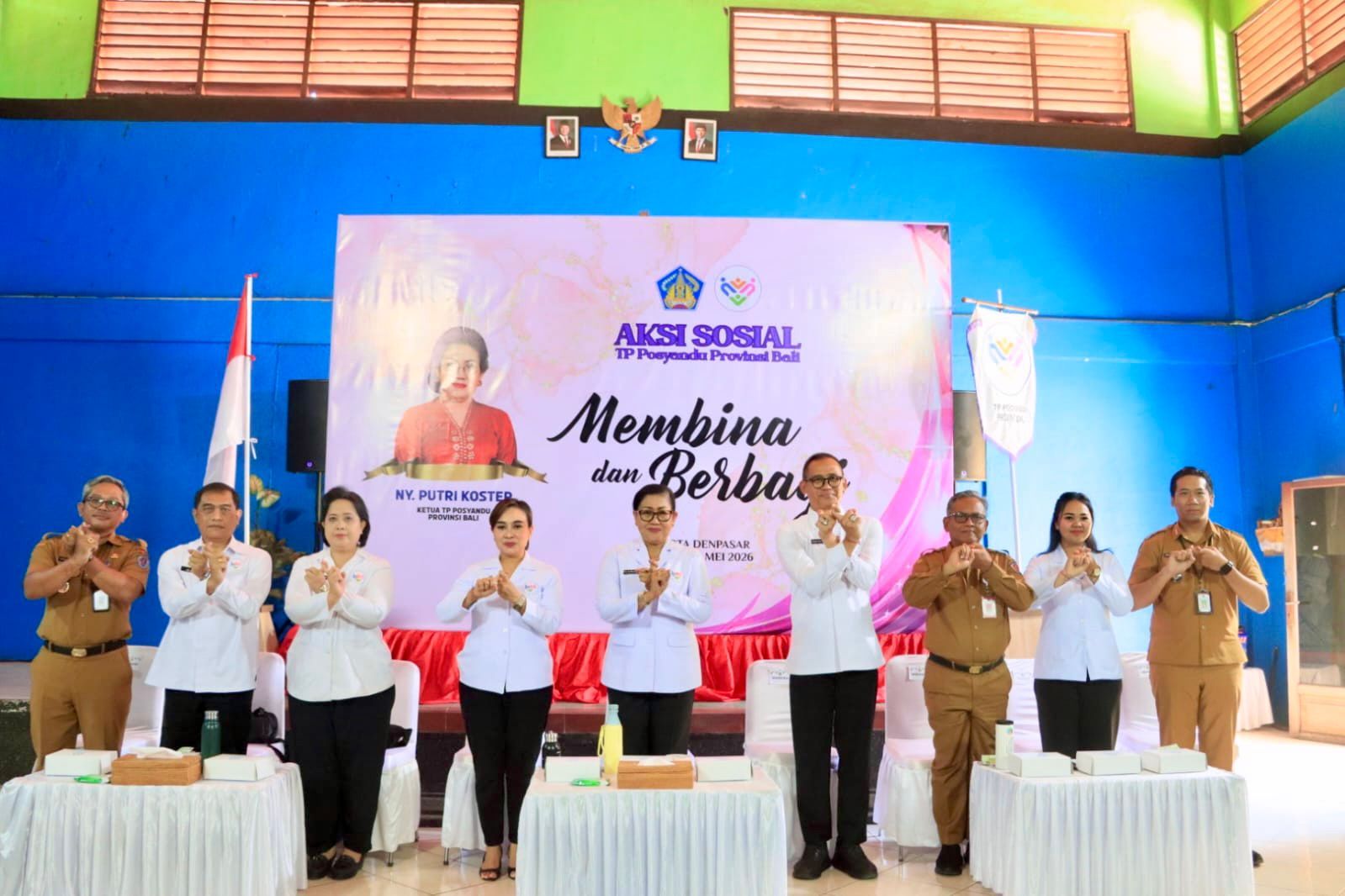 Tim Pembina Posyandu Bali Perkuat Layanan Masyarakat Lewat Aksi Sosial di Denpasar