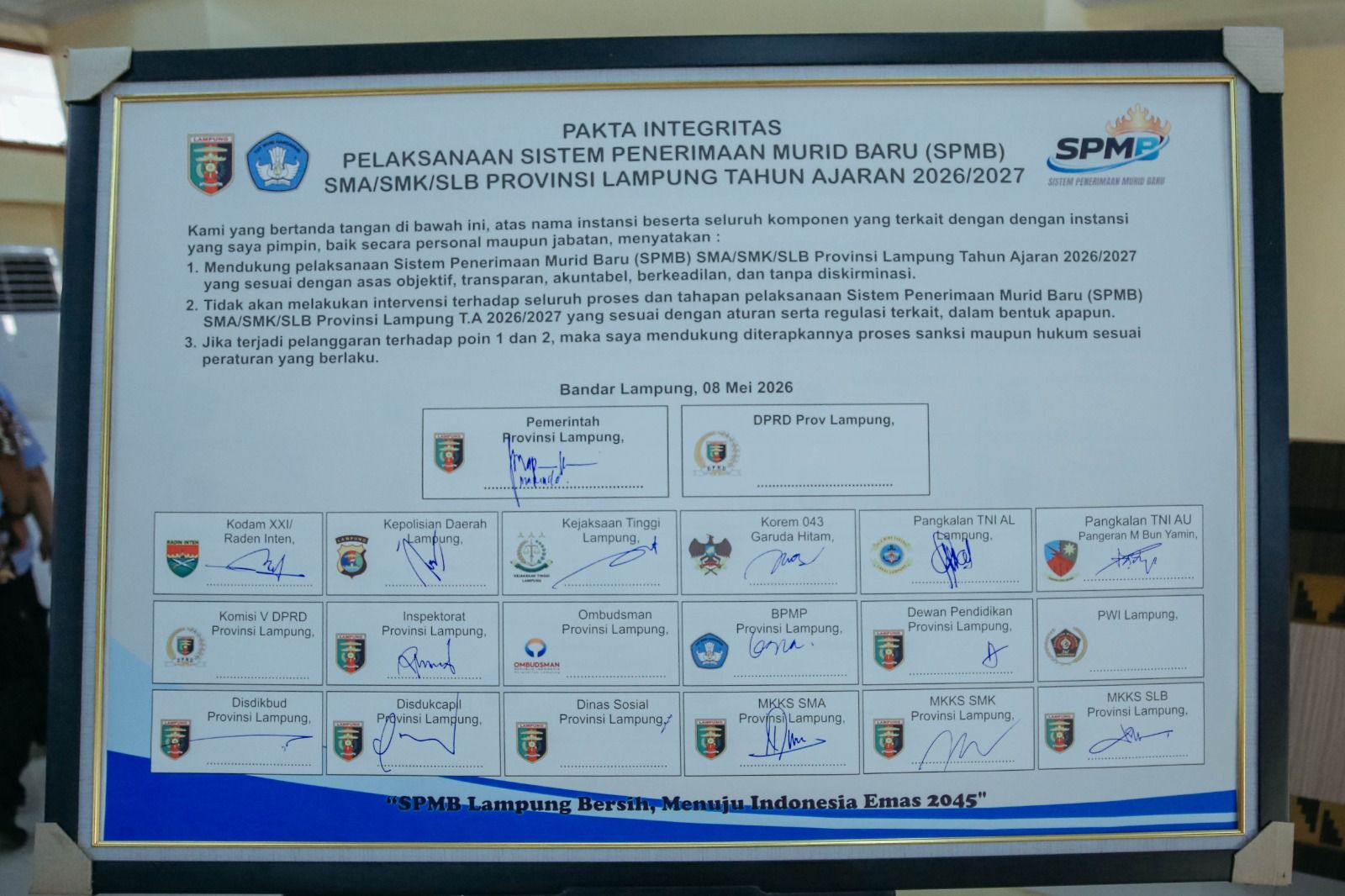 SPMB Lampung 2026 2027 Resmi Terapkan 4 Jalur: Domisili, Afirmasi, Mutasi & Prestasi, Tutup Praktik Jastip