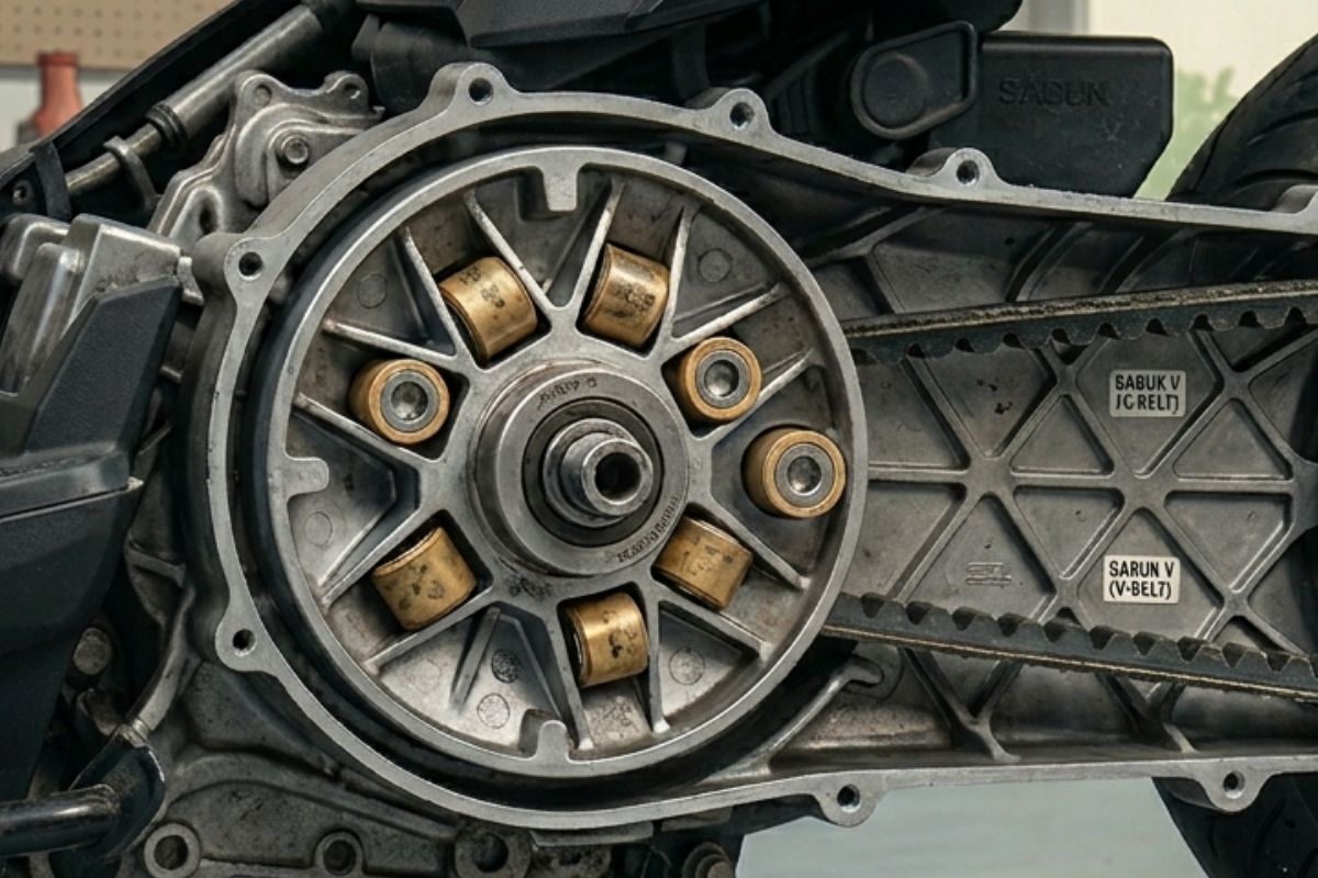 Mengenal Fungsi Roller Pada Motor Matic dan Cara Kerjanya dalam Mengatur Kecepatan