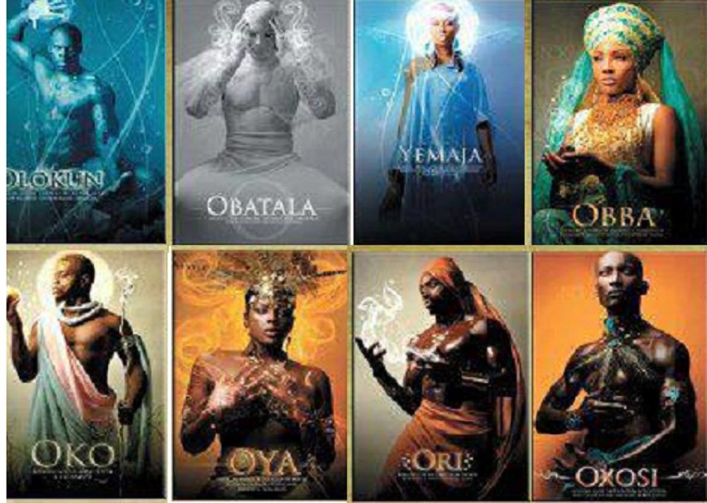 Deretan Dewa dan Dewi dalam Mitologi Afrika Barat Yoruba, Pengaruh Agama Santeria dan Voodoo