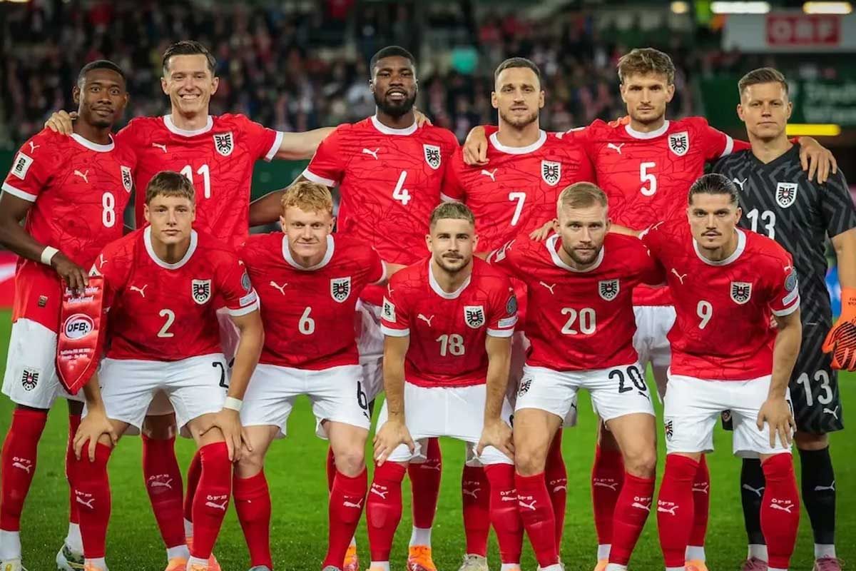Profil Timnas Austria Piala Dunia 2026: Daftar Pemain, Grup, dan Peluang Lolos