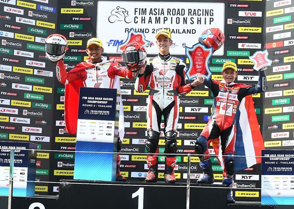 Rheza Podium 2 di ARRC Buriram, AHRT Bawa Poin ke Motegi