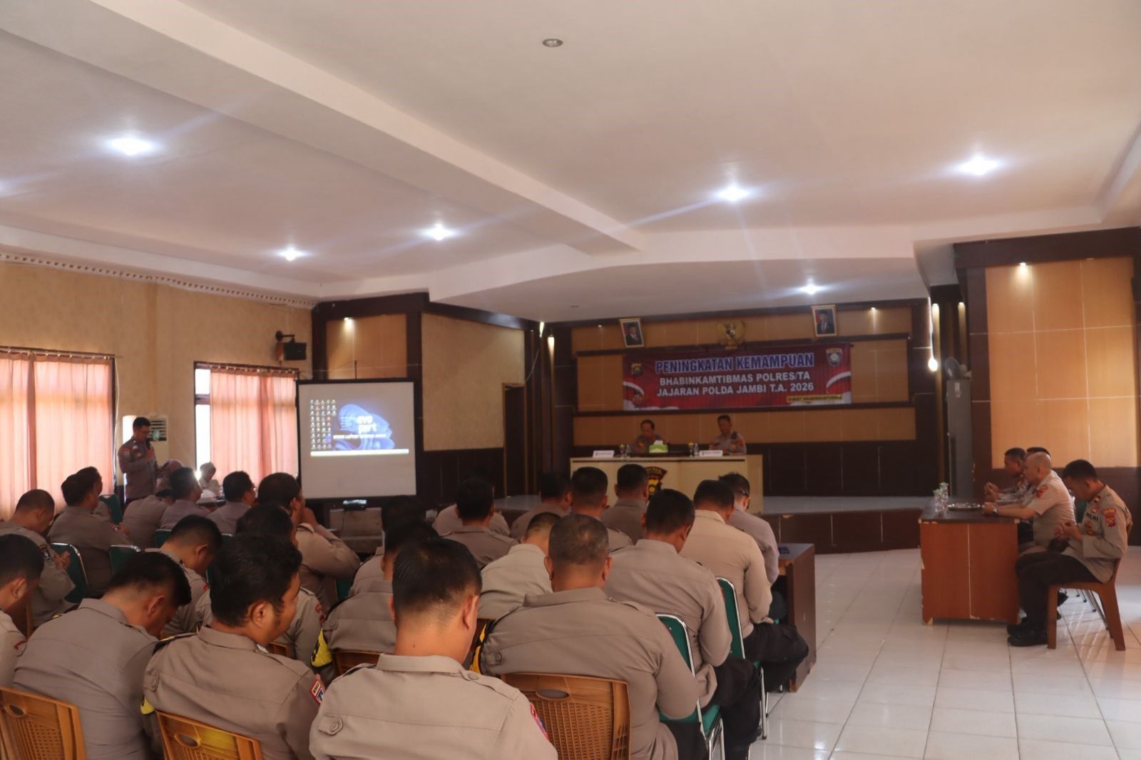 Perkuat Peran di Masyarakat, Ditbinmas Polda Jambi Evaluasi Bhabinkamtibmas Polres Sarolangun